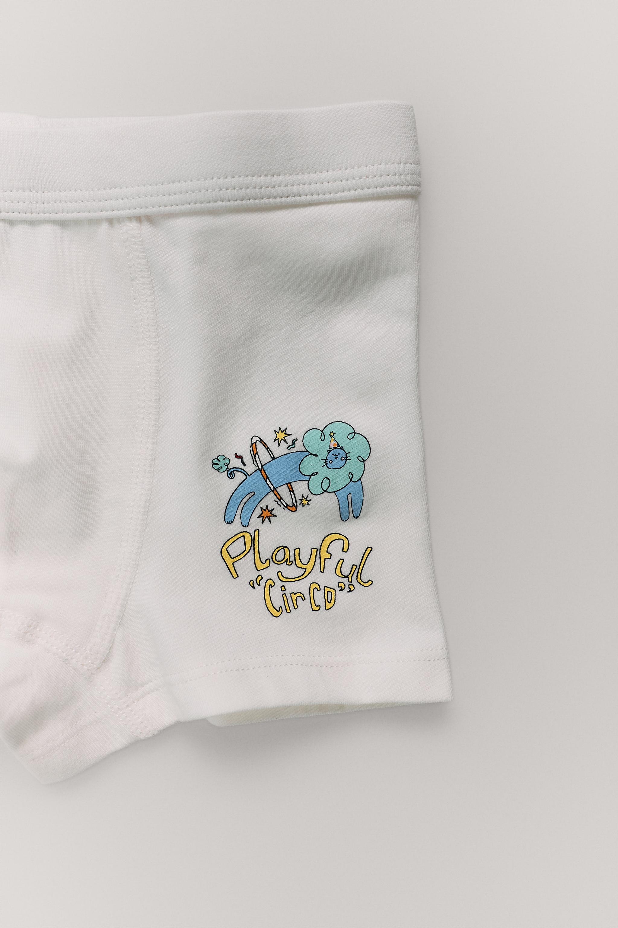 2-6 YEARS / FIVE-PACK OF CIRCUS BOXERS